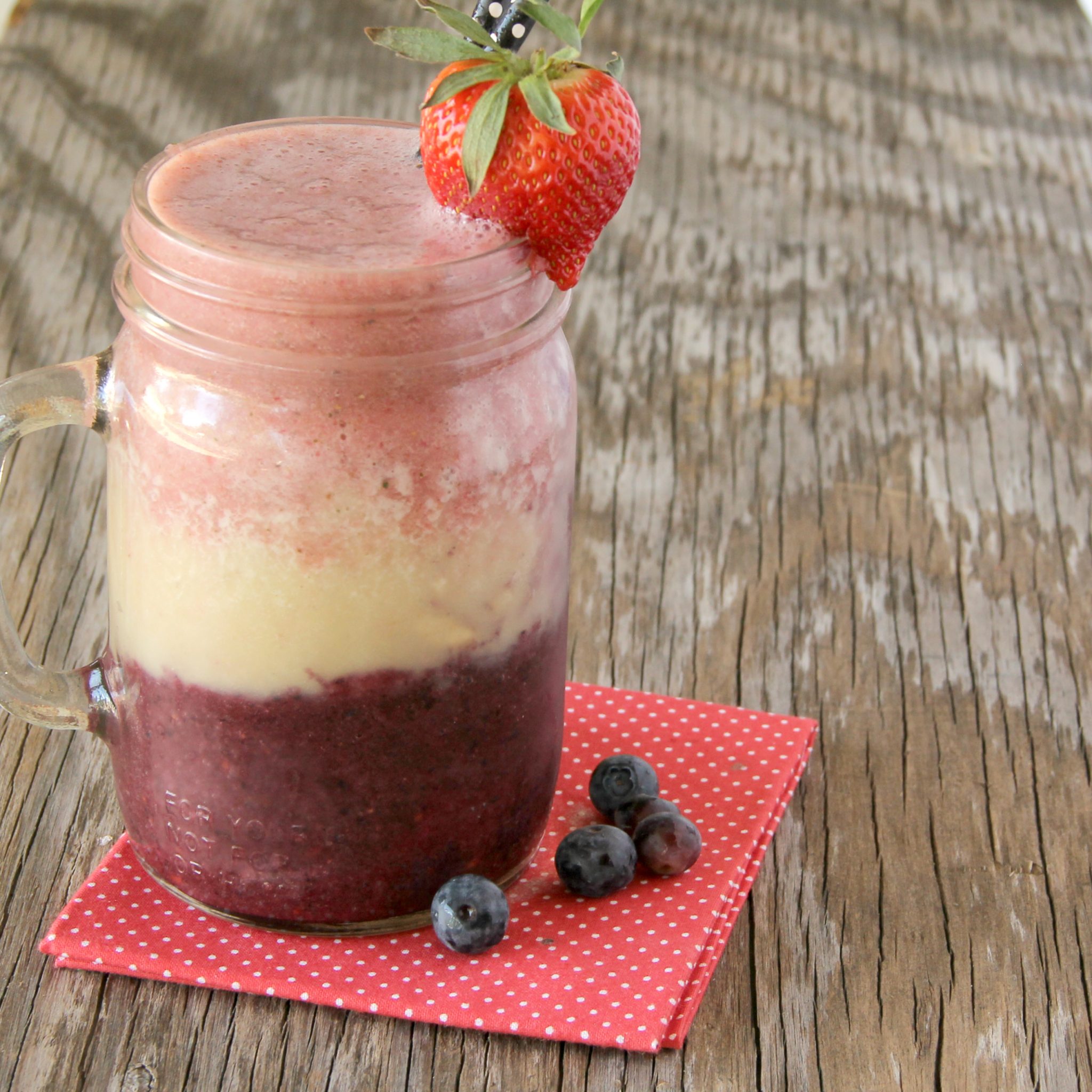 Superhero Triple Layered Smoothies - Around My Family Table