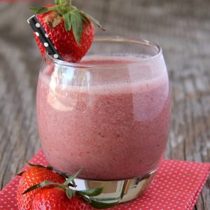 When strawberries are in season, I make these Fresh Strawberries Smoothies almost every day.