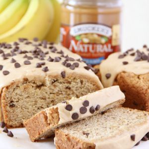 Quick breads are comfort food and this Chocolate Chip Peanut Butter Banana Bread with Peanut Butter frosting will quickly become a family favorite in your home.