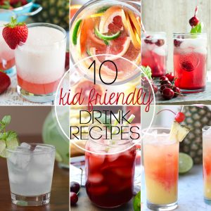 Sip on one of these Kid-Friendly Summer Drinks for a refreshing and cool way to quench your thirst this summer.