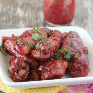 You're sure to love these gorgeous Blackberry BBQ Sticky Wings. A tasty spin on the traditional.