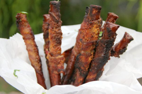 Bacon-Wrapped Ranch Pretzels - Around My Family Table