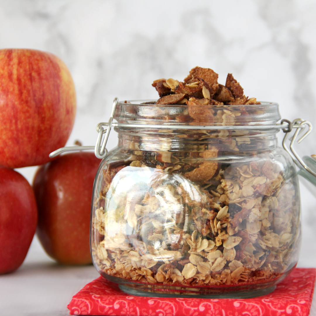 Apple Cinnamon Granola - Around My Family Table