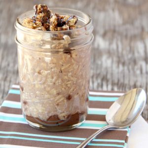 Whether you like your overnight oats hot or right out of the fridge, these Nutella Overnight Oats will get your day off to a great start.