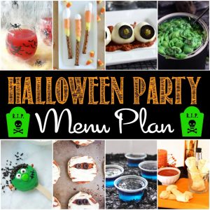 This Spooky Halloween Party Menu is sure to bring out all the ghosts and goblins for your party!