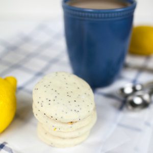 The holiday season is the perfect time for baking cookies! These easy Lemon Poppy Seed Soft Bake Cookies are quick and perfect to make with kids.