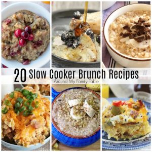 Slow cooker brunch recipes are the perfect thing to make for a weekend brunch! These crock pot recipes are easy to prep and they’re absolutely delicious too!