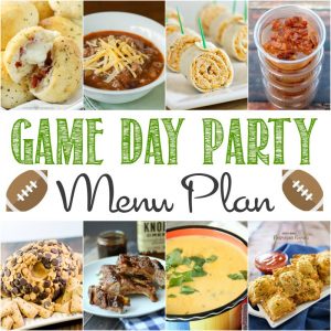 This Game Day Menu Plan is all you need to throw a killer party for the big game!