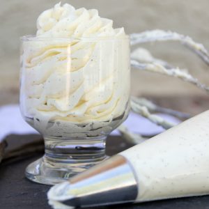 Adding real vanilla beans to delicious buttercream frosting makes a truly scrumptious Vanilla Bean Frosting that you'll love using over and over again.