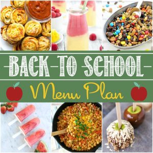 New backpacks have been bought and lunches have been packed...the kids are heading back to school!  Celebrate with new and old friends and this Back to School Party Menu.