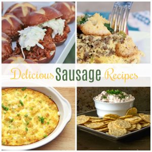 These are my favorite sausage recipes for breakfast, lunch, and dinner. Love this collection of Delicious Sausage Recipes.