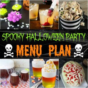 It's October and that means it's Halloween time!!! Kick your Halloween party up a notch with this Spooky Halloween Party Menu.