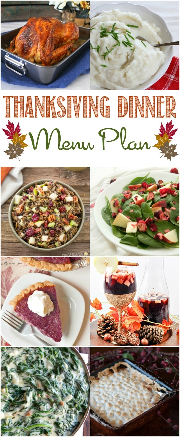 Thanksgiving Dinner Menu Plan - Around My Family Table
