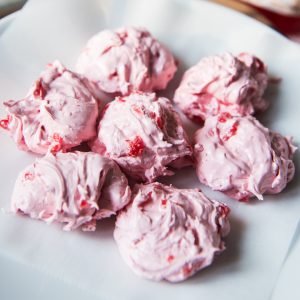 Cherry Divinity is a fun, delicious vintage candy recipe that is perfect for enjoying and gifting during the holidays!  