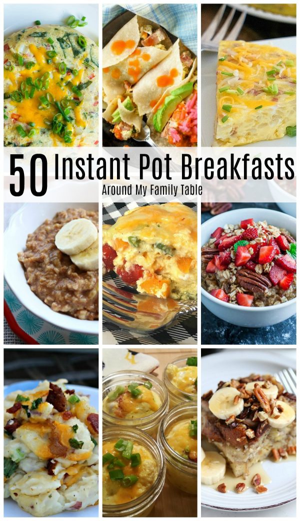 Instant Pot Breakfast Recipes - Around My Family Table