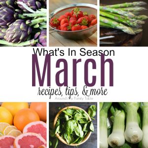 This March -- What’s In Season Guide is full of tips and recipes to inspire you to shop and eat seasonally.