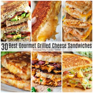 These are 30 of the best gourmet grilled cheese sandwiches that will satisfy your craving for the cheesy classic.