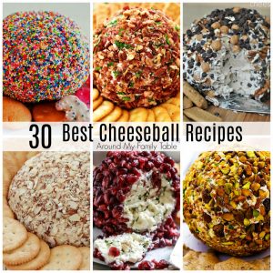 30 of the best cheeseball recipes, from appetizers to desserts, that are all you'll need for the perfect dish for your next party. #cheeseball