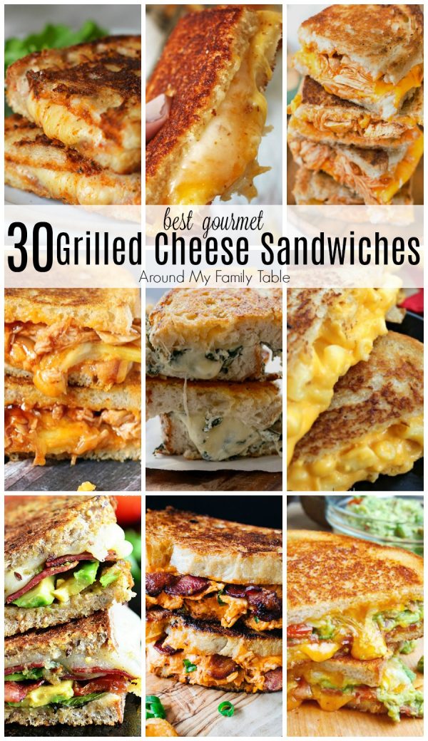 Best Gourmet Grilled Cheese Sandwiches - Around My Family Table