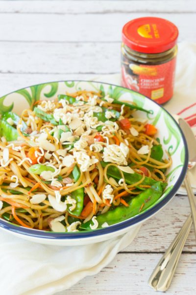 Spicy Asian Pasta Salad - Around My Family Table