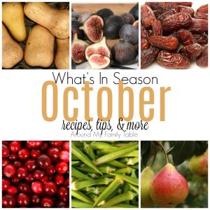 Hello on pumpkin & winter squash! This October Seasonal Produce guide has recipes, tips, and more for everything in season this month.