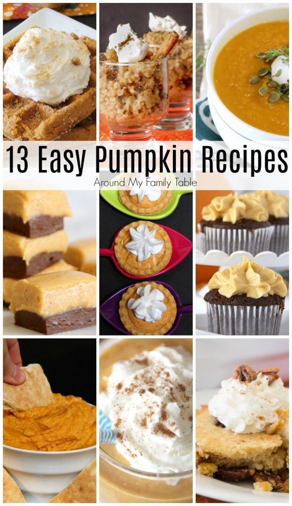Easy Pumpkin Recipes - Around My Family Table