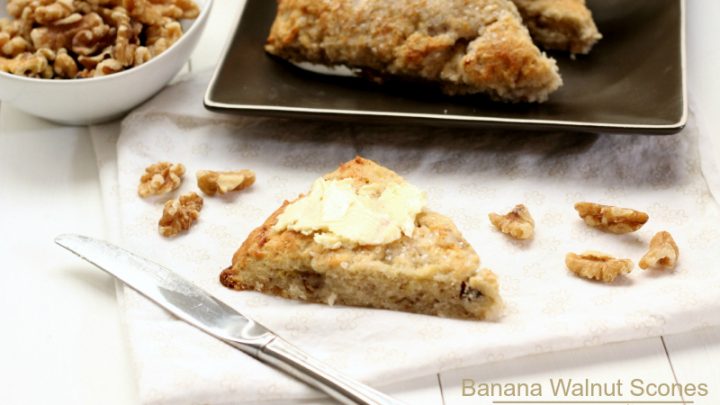 Pear, Cheese & Walnut Scones