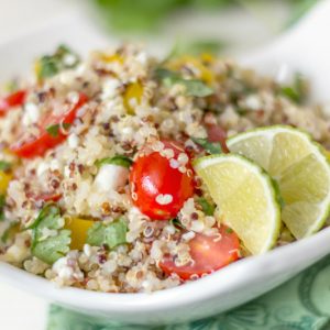 Vegetarian Quinoa Salad - Around My Family Table