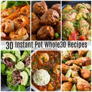 Planning for your Whole30 month doesn't have to be overwhelming.  I've collected a month's worth of delicious Whole30 Instant Pot Recipes to get you through the month.