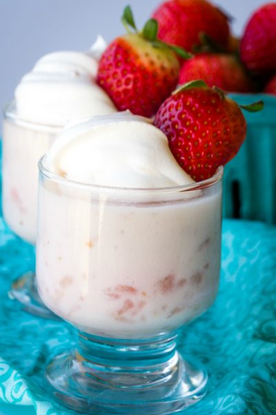 Easy Homemade Strawberry Pudding - Around My Family Table