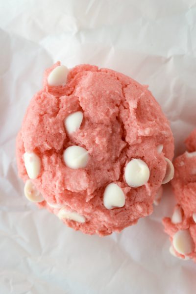 Strawberry and White Chocolate Cookies - Around My Family Table