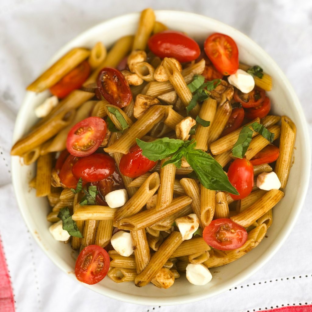 Caprese Pasta Salad - Around My Family Table