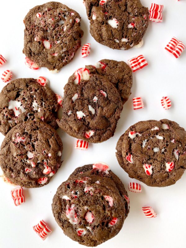 Double Chocolate Peppermint Cookies - Around My Family Table