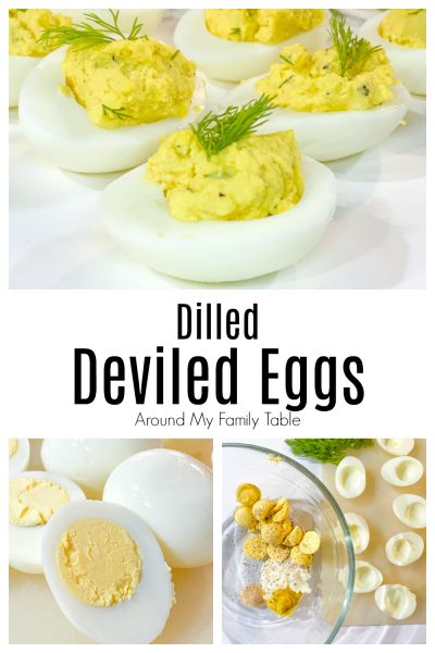 Dilled Deviled Eggs - Around My Family Table