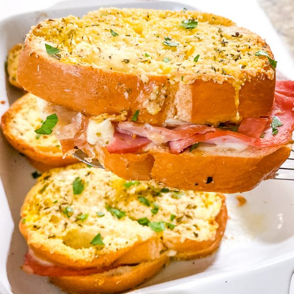 Baked Italian Sandwich Recipe - Around My Family Table