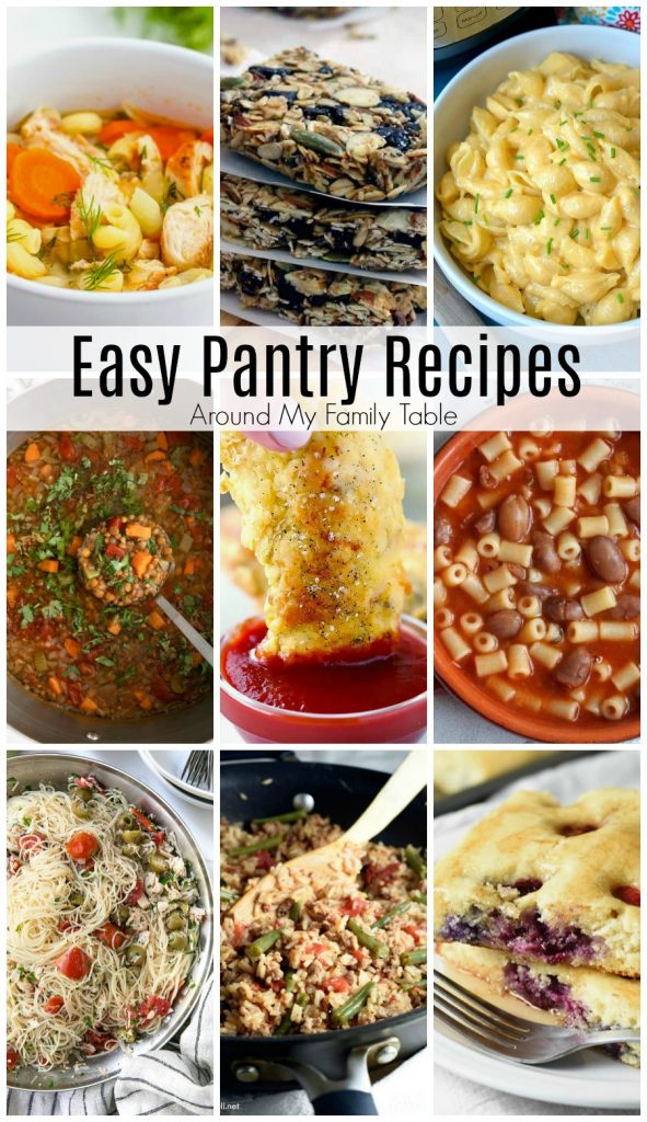 Easy Pantry Recipes - Around My Family Table