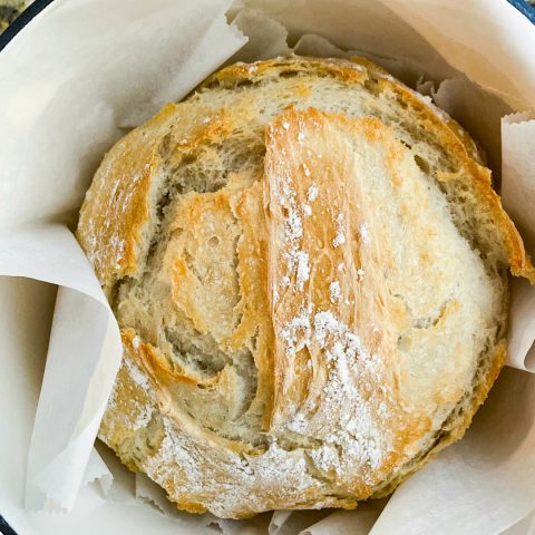 Easiest 2 Hour No Knead Bread - Around My Family Table