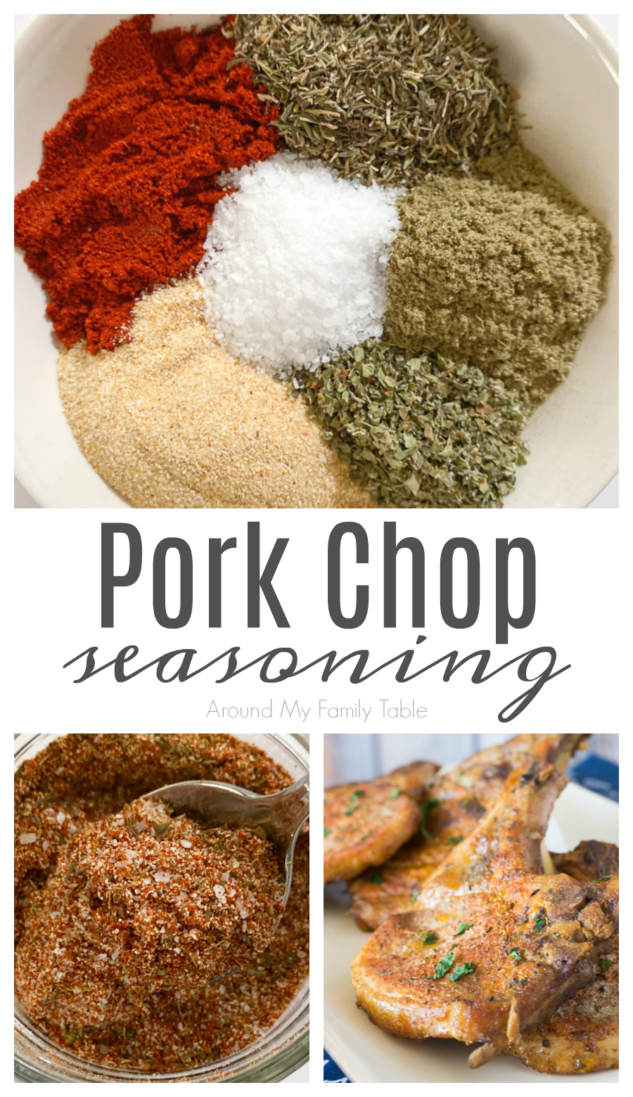 Pork Chop Seasoning [Simple Dry Rub for Grilling]