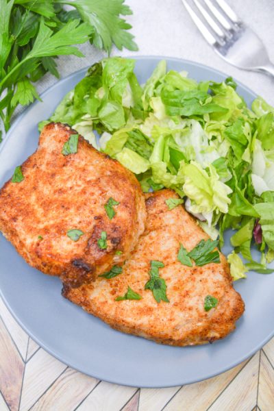 Air Fryer Pork Chops (Keto & Gluten Free) - Around My Family Table