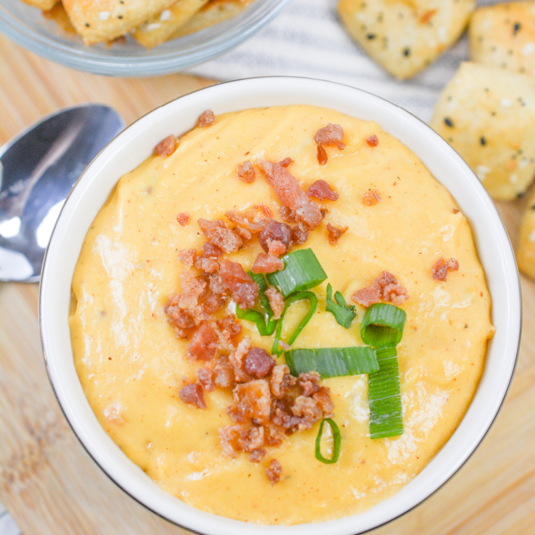 Quick Beer Cheese Dip - Just a Taste